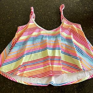 Kortni Jeane Swing Top, Small Stripes, M